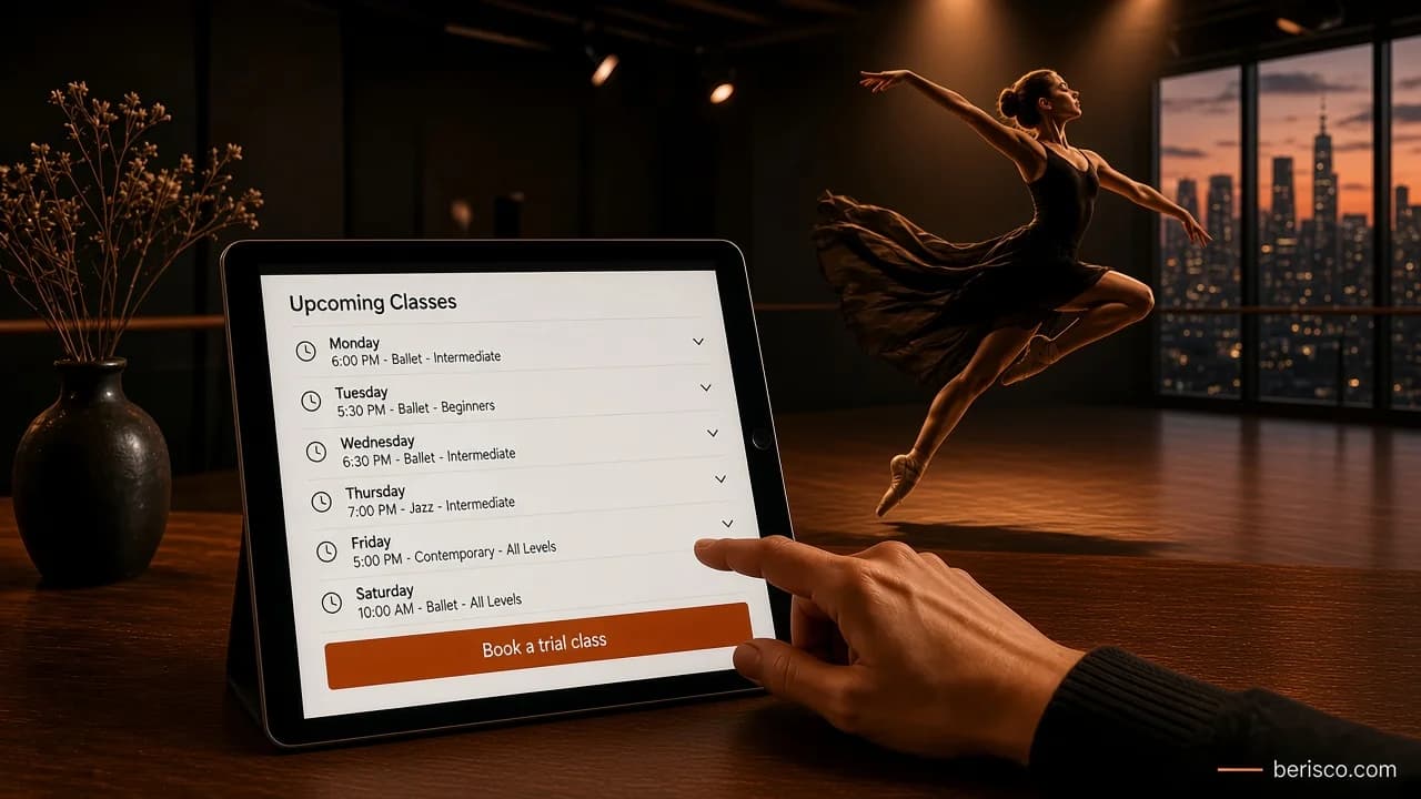Dance Studio Websites in Australia: Timetables, Trial Classes and Online Enrolment