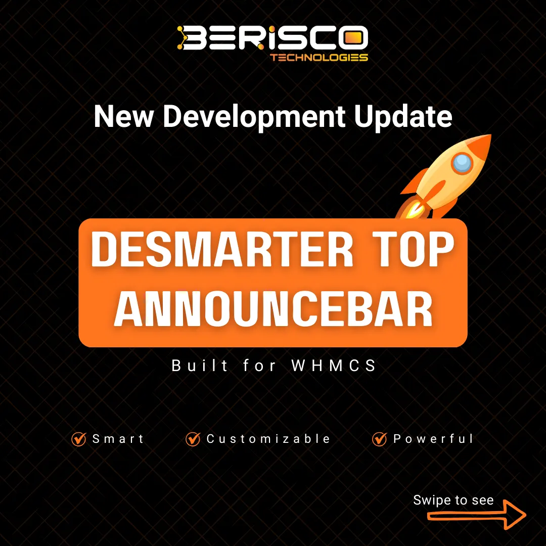 WHMCS Top Announcement Bar: Install & Customise